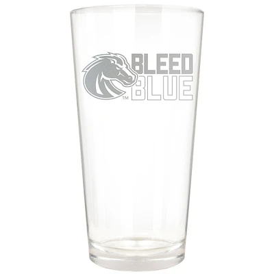 Boise State Broncos Etched 16oz. Rally Cry Pint Glass