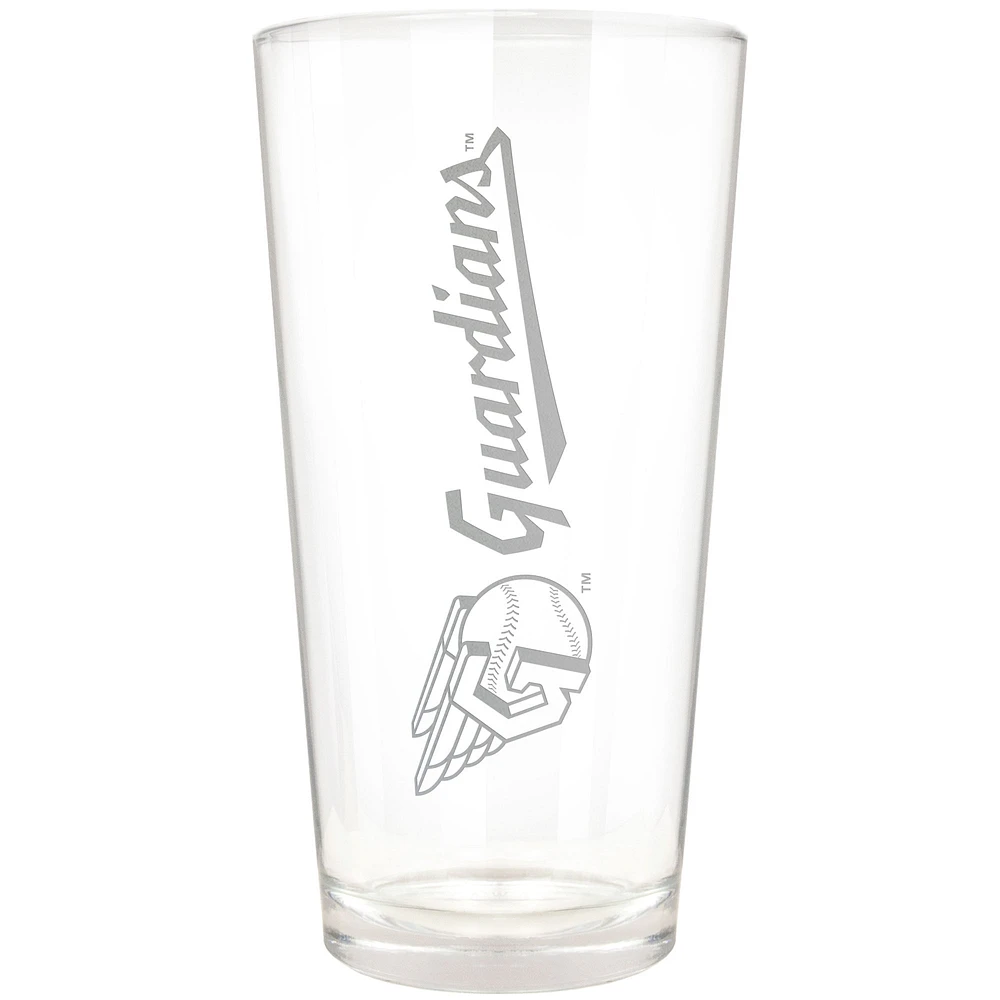 Cleveland Guardians Etched 16oz. Rally Cry Pint Glass