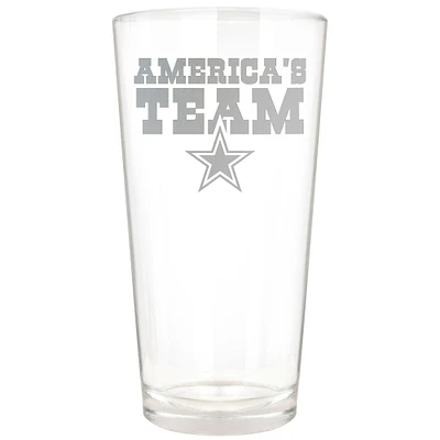 Dallas Cowboys Etched 16oz. Rally Cry Pint Glass