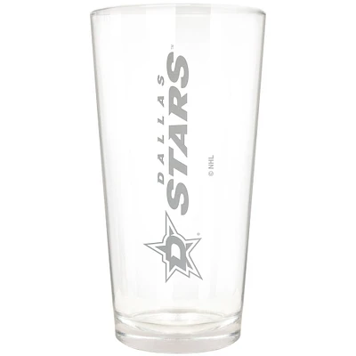 Dallas Stars Etched 16oz. Vertical Rally Cry Pint Glass