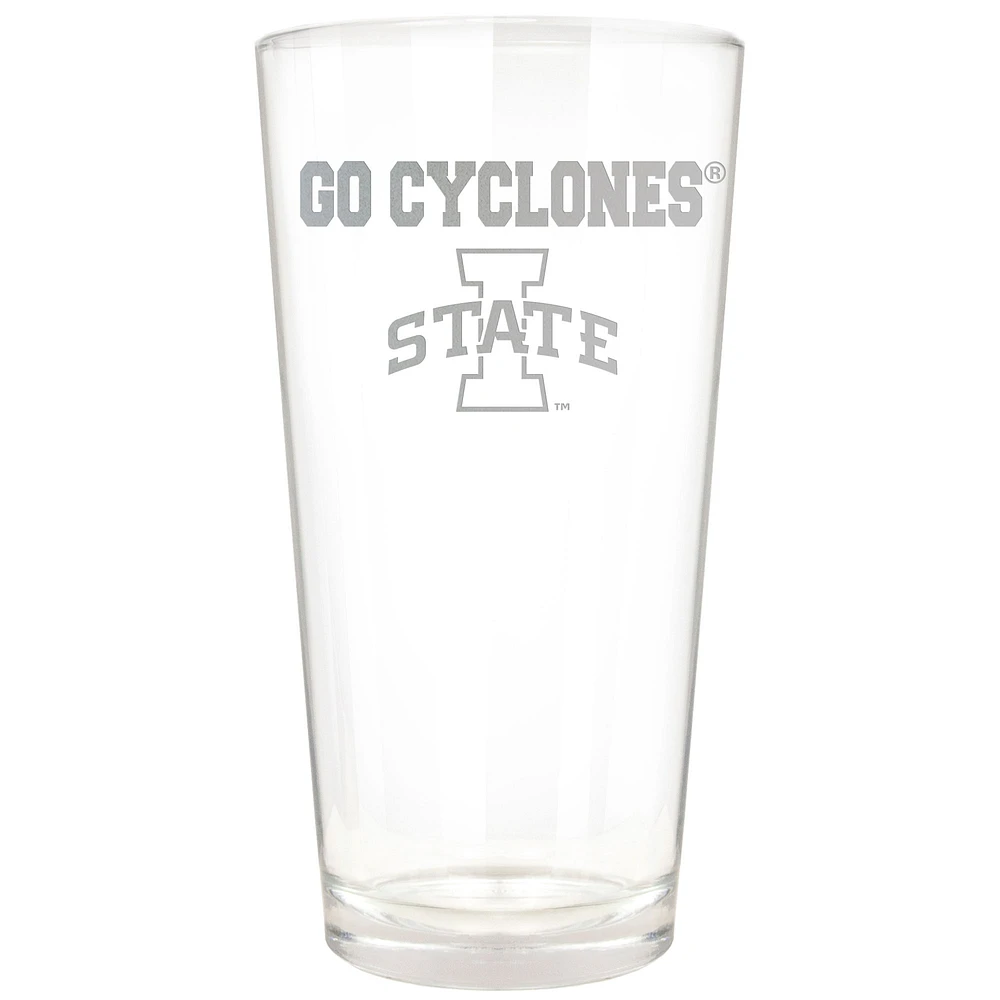 Iowa State Cyclones Etched 16oz. Rally Cry Pint Glass