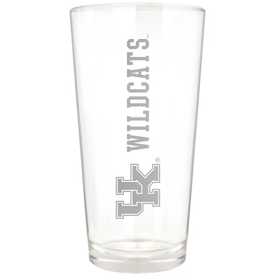 Kentucky Wildcats Etched 16oz. Vertical Rally Cry Pint Glass