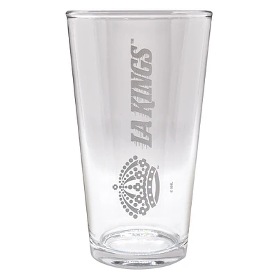 Los Angeles Kings Etched 16oz. Vertical Rally Cry Pint Glass