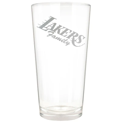 Los Angeles Lakers Etched 16oz. Rally Cry Pint Glass