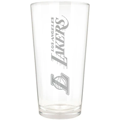 Los Angeles Lakers Etched 16oz. Vertical Rally Cry Pint Glass