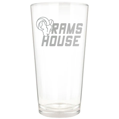 Los Angeles Rams Etched 16oz. Rally Cry Pint Glass