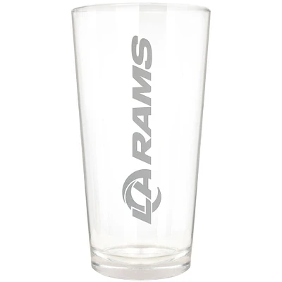 Los Angeles Rams Etched 16oz. Vertical Rally Cry Pint Glass