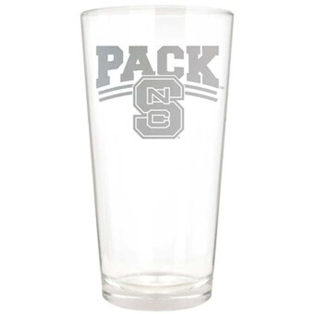 NC State Wolfpack Etched 16oz. Rally Cry Pint Glass