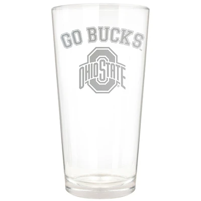 Ohio State Buckeyes Etched 16oz. Rally Cry Pint Glass