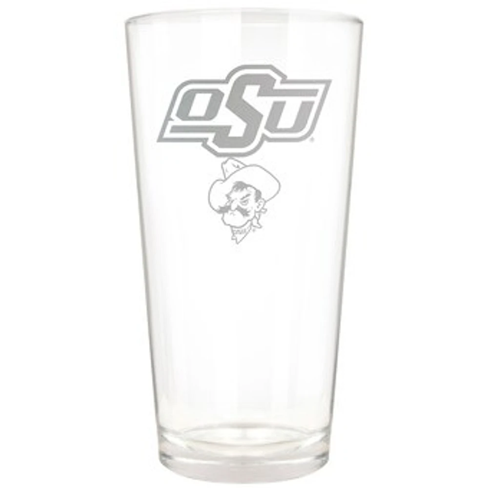 Oklahoma State Cowboys Etched 16oz. Rally Cry Pint Glass