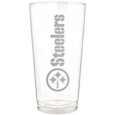 Pittsburgh Steelers Etched 16oz. Vertical Rally Cry Pint Glass