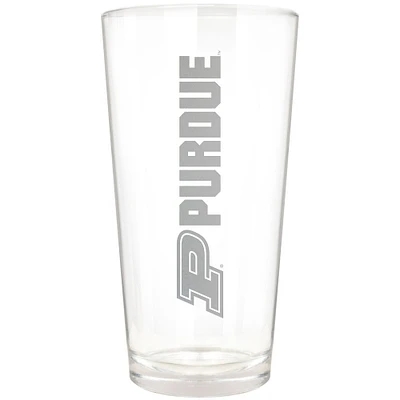 Purdue Boilermakers Etched 16oz. Vertical Rally Cry Pint Glass