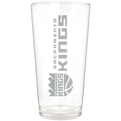 Sacramento Kings Etched 16oz. Vertical Rally Cry Pint Glass