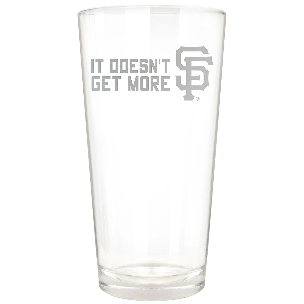 San Francisco Giants Etched 16oz. Rally Cry Pint Glass