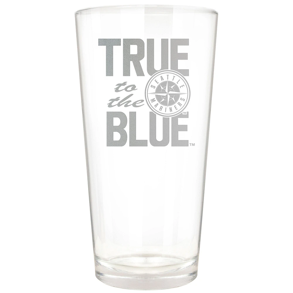 Seattle Mariners Etched 16oz. Rally Cry Pint Glass