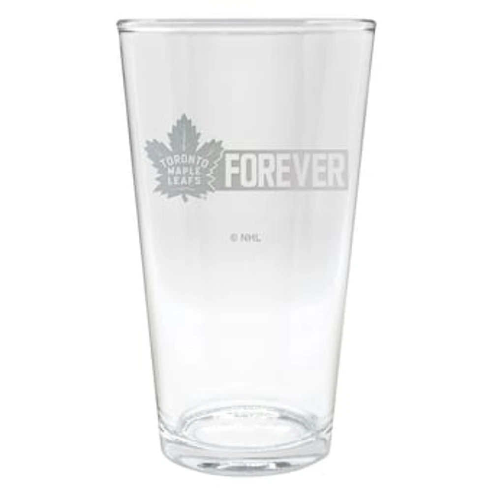 Toronto Maple Leafs Etched 16oz. Rally Cry Pint Glass