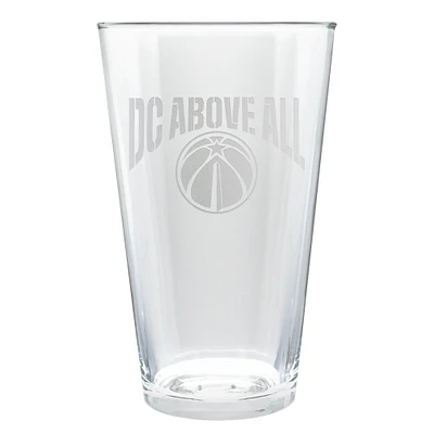Washington Wizards Etched 16oz. Rally Cry Pint Glass
