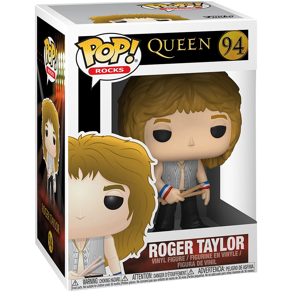 Funko Queen Roger Taylor Pop! Rocks Vinyl Figure