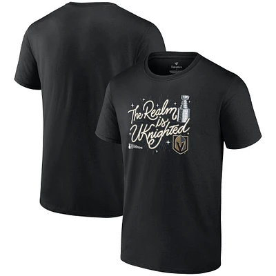 Men's Fanatics Black Vegas Golden Knights 2023 Stanley Cup Champions Big & Tall Celebration T-Shirt