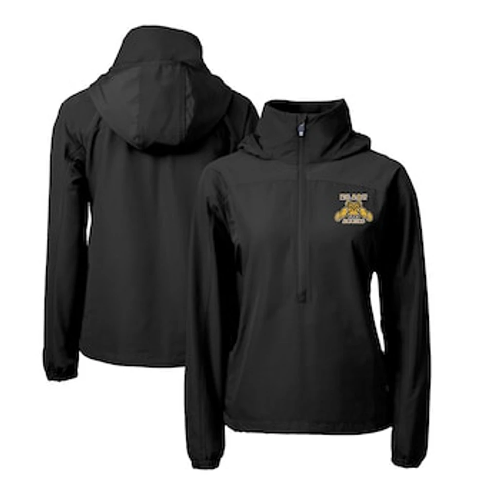 Women's Cutter & Buck North Carolina A&T Aggies Charter Eco Recycled Half-Zip Anorak Jacket