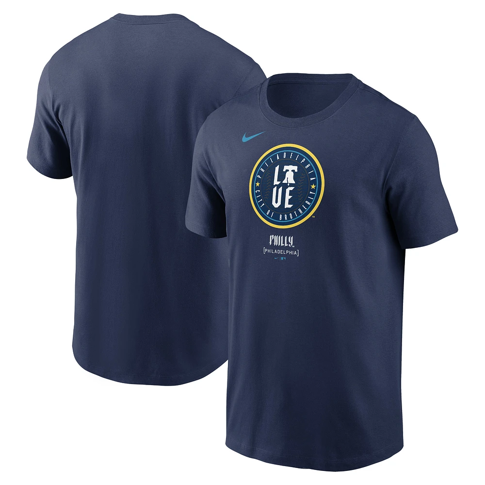 Men's Nike Navy Philadelphia Phillies 2024 City Connect Large Logo T-Shirt