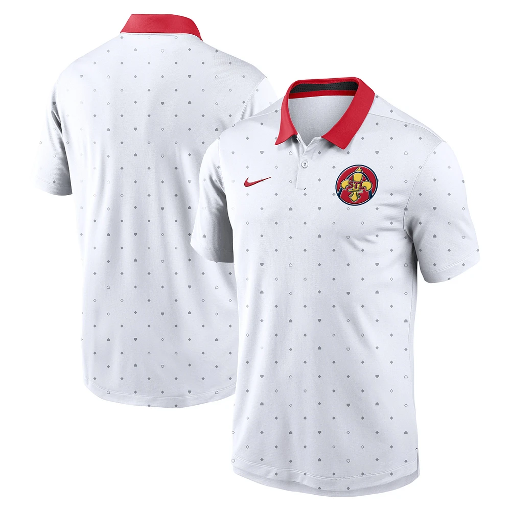 Men's Nike White St. Louis Cardinals 2024 City Connect Legacy Icon Vapor Dri-FIT Polo