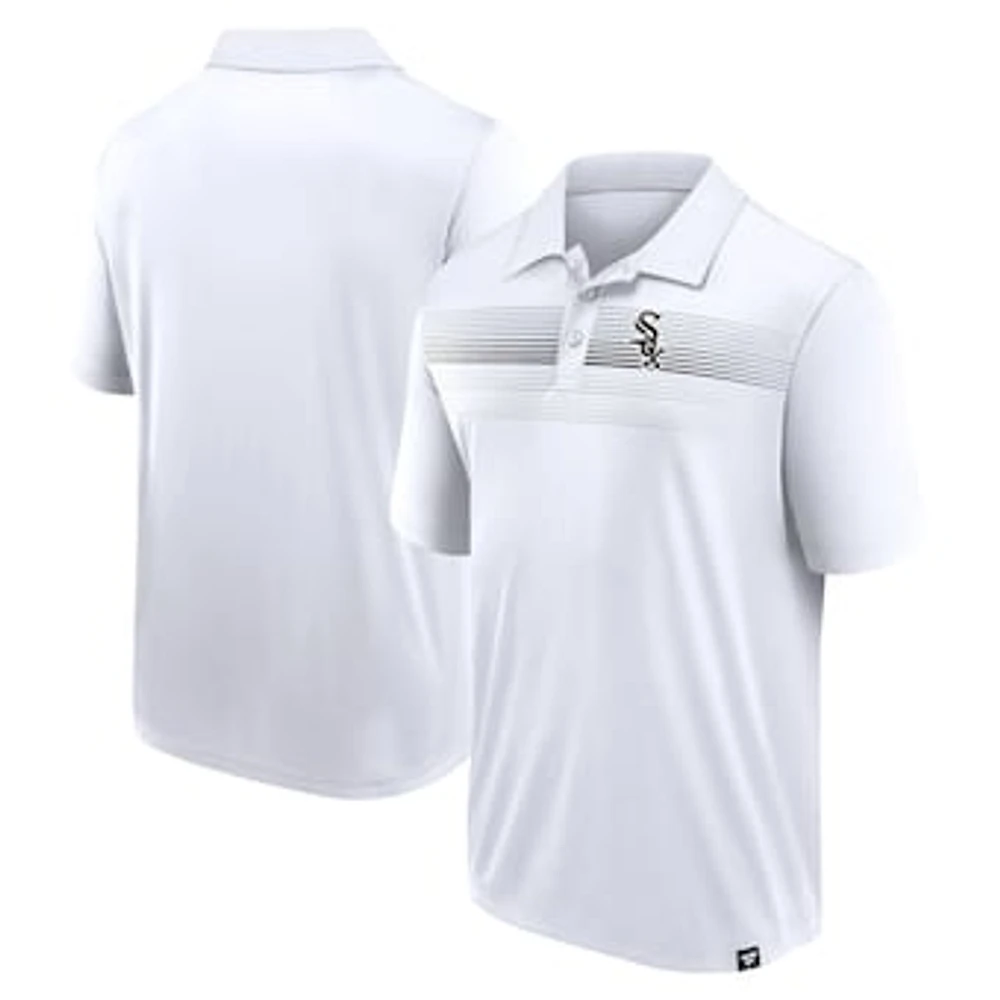 Men's Fanatics White Chicago Sox Victory For Us Interlock Polo
