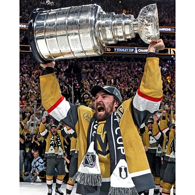 Mark Stone Vegas Golden Knights Unsigned 2023 Stanley Cup Champions Raising Photograph