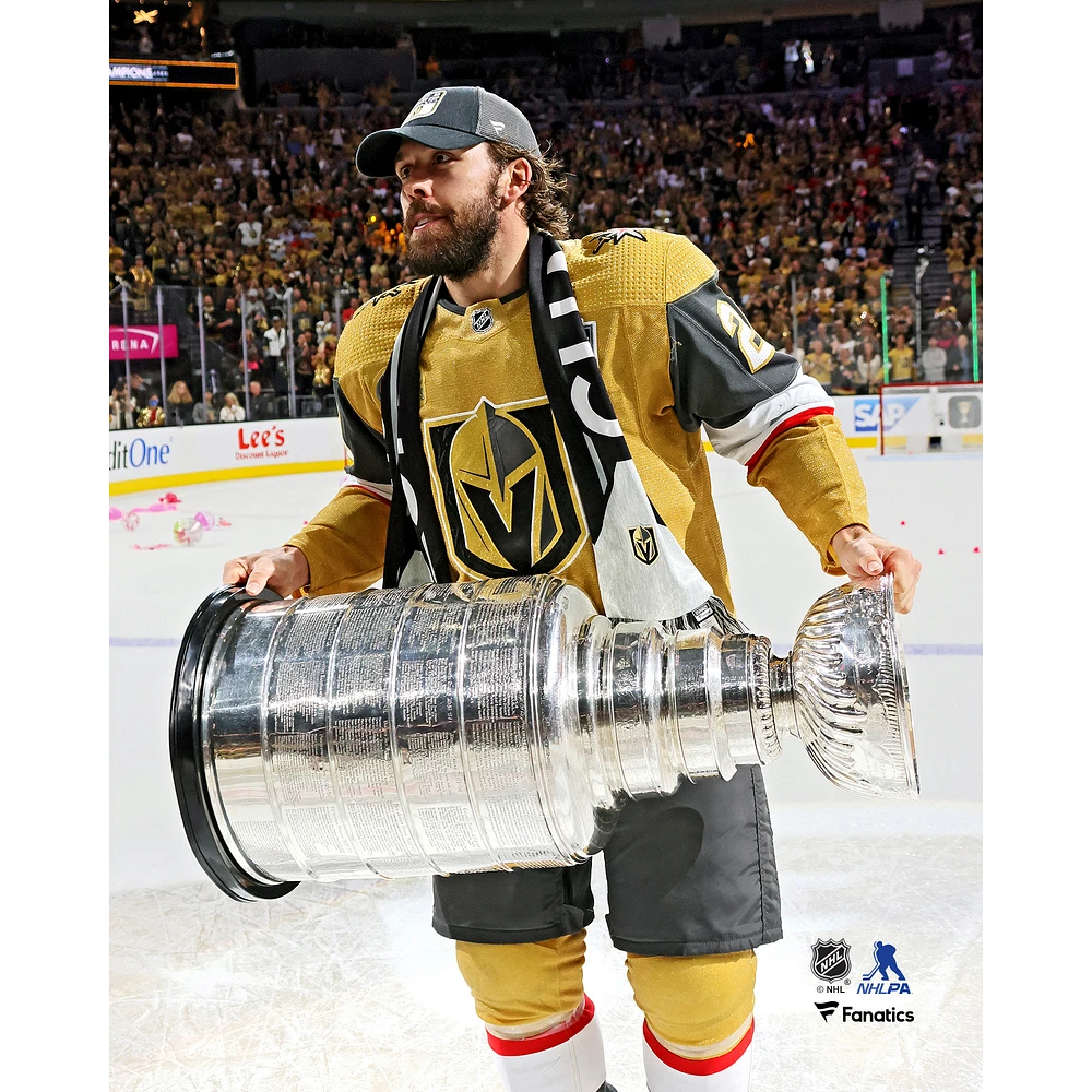 Chandler Stephenson Vegas Golden Knights Unsigned 2023 Stanley Cup Champions Raising Cup Photograph