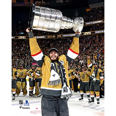 Brayden McNabb Vegas Golden Knights Unsigned 2023 Stanley Cup Champions Raising Photograph