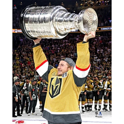 Ivan Barbashiev Vegas Golden Knights Unsigned 2023 Stanley Cup Champions Raising Photograph