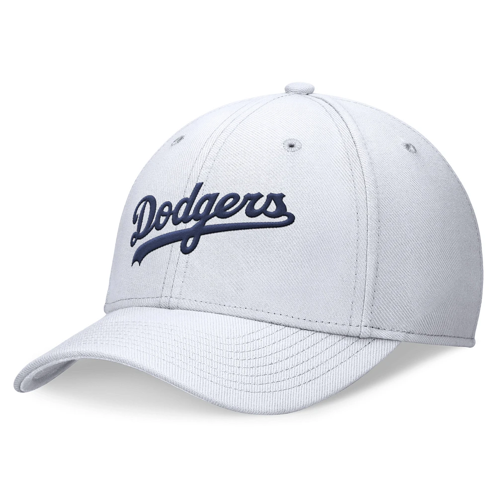 Men's Nike White Los Angeles Dodgers Performance Flex Hat