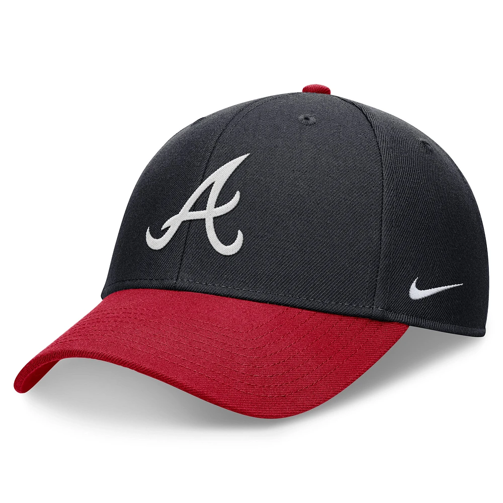 Men's Nike Navy Atlanta Braves Club Performance Adjustable Hat