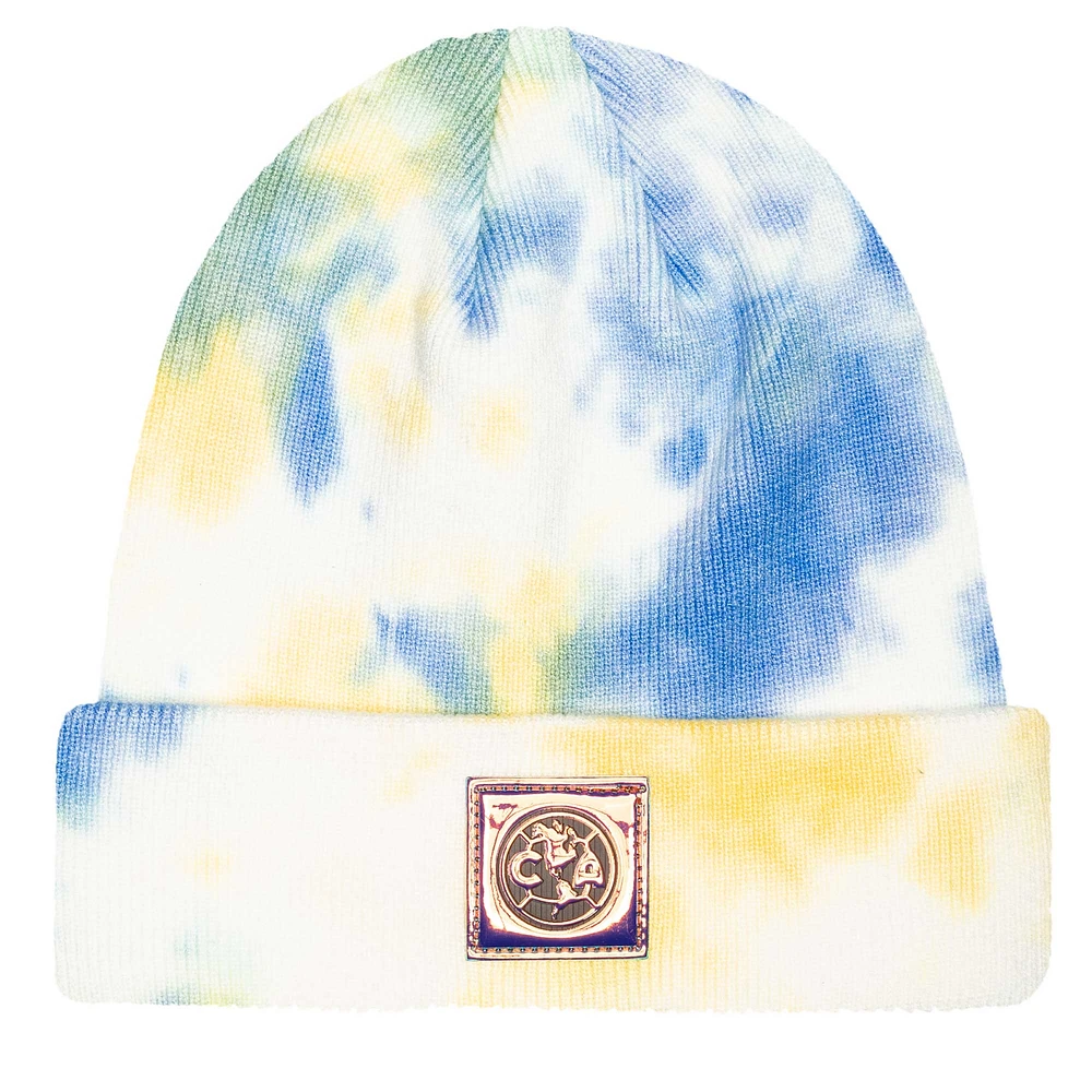 Men's Club America Psychedelic Cuffed Knit Hat