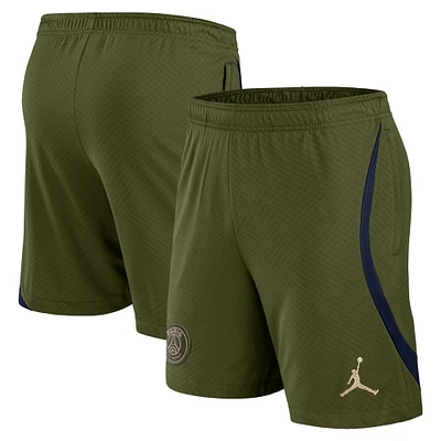 Youth Jordan Brand Olive Paris Saint-Germain 2023/24 Fourth Strike Shorts