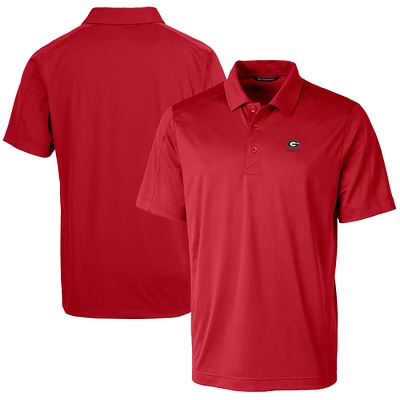 Men's Cutter & Buck Georgia Bulldogs Alumni Logo Prospect Textured Stretch Polo