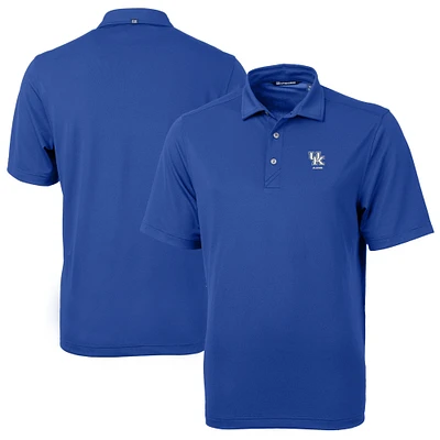 Men's Cutter & Buck Royal Kentucky Wildcats Alumni Logo Virtue Eco Pique Recycled Polo