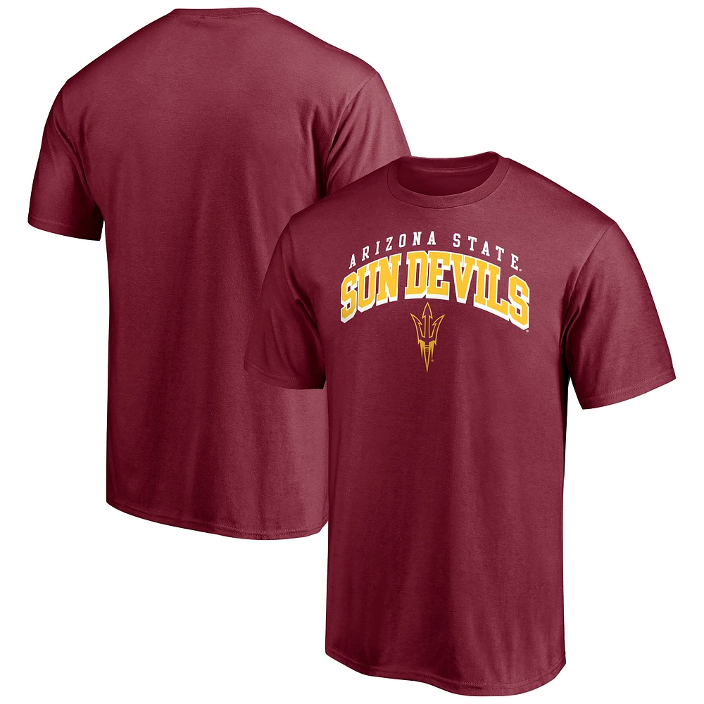 Men's Maroon Arizona State Sun Devils Line Corps T-Shirt