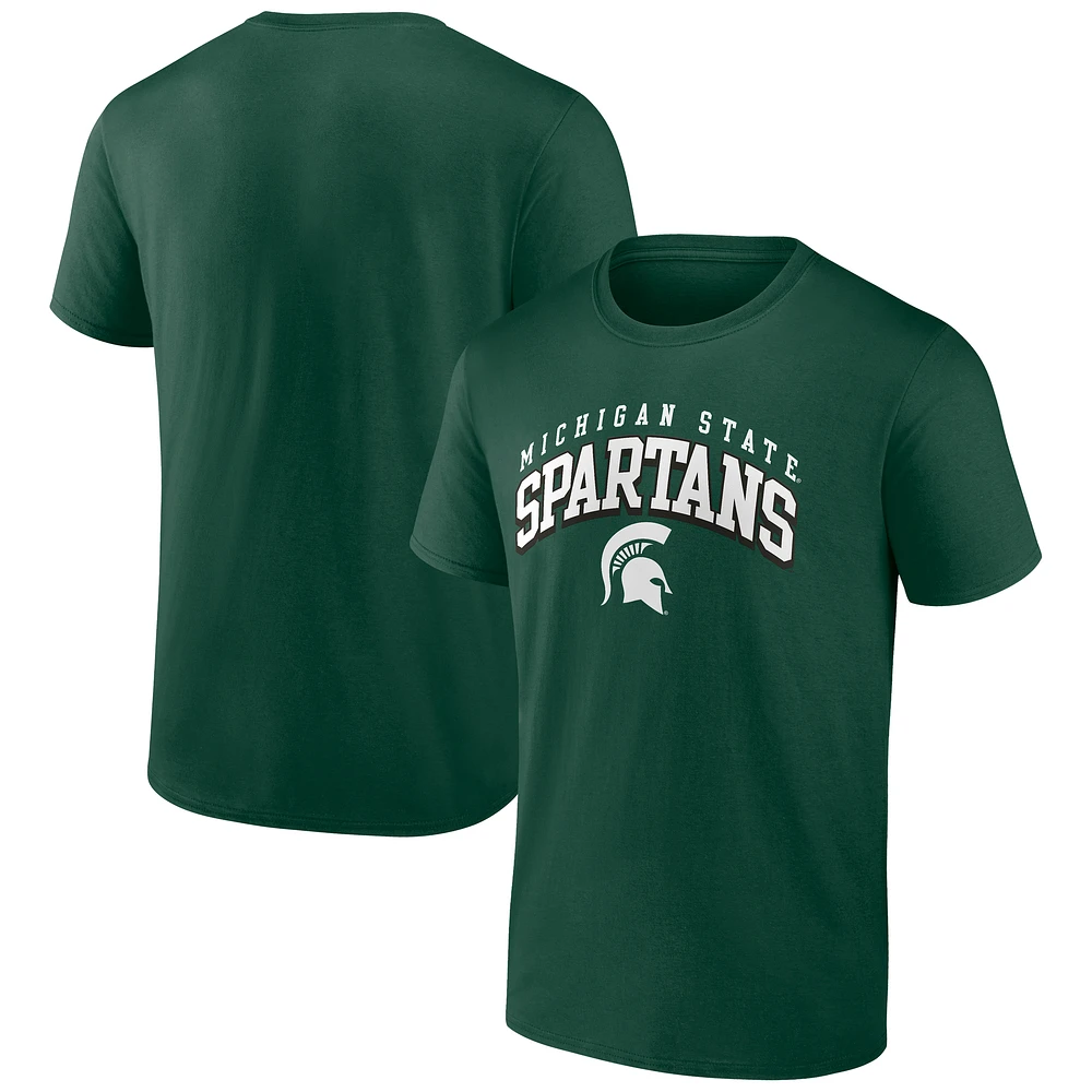 Men's Green Michigan State Spartans Line Corps T-Shirt