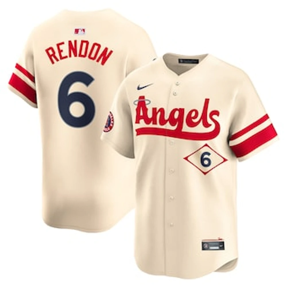 Men's Nike Anthony Rendon Cream Los Angeles Angels City Connect Limited Player Jersey