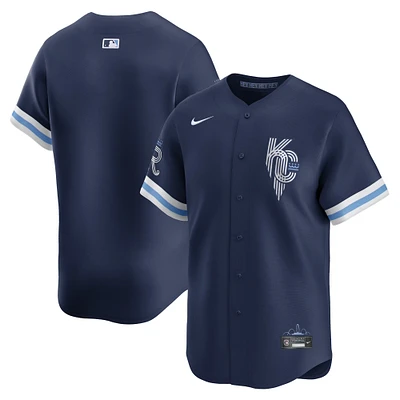 Men's Nike Navy Kansas City Royals Connect Limited Jersey