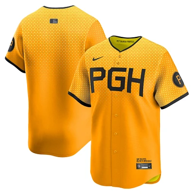 Men's Nike Gold Pittsburgh Pirates City Connect Limited Jersey