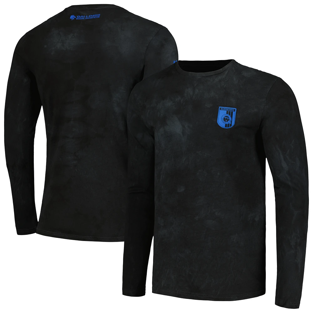 Men's Charly Black Queretaro FC Tie-Dye Long Sleeve T-Shirt