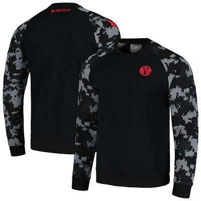 Men's Charly Black Club Tijuana Raglan Pullover Sweatshirt