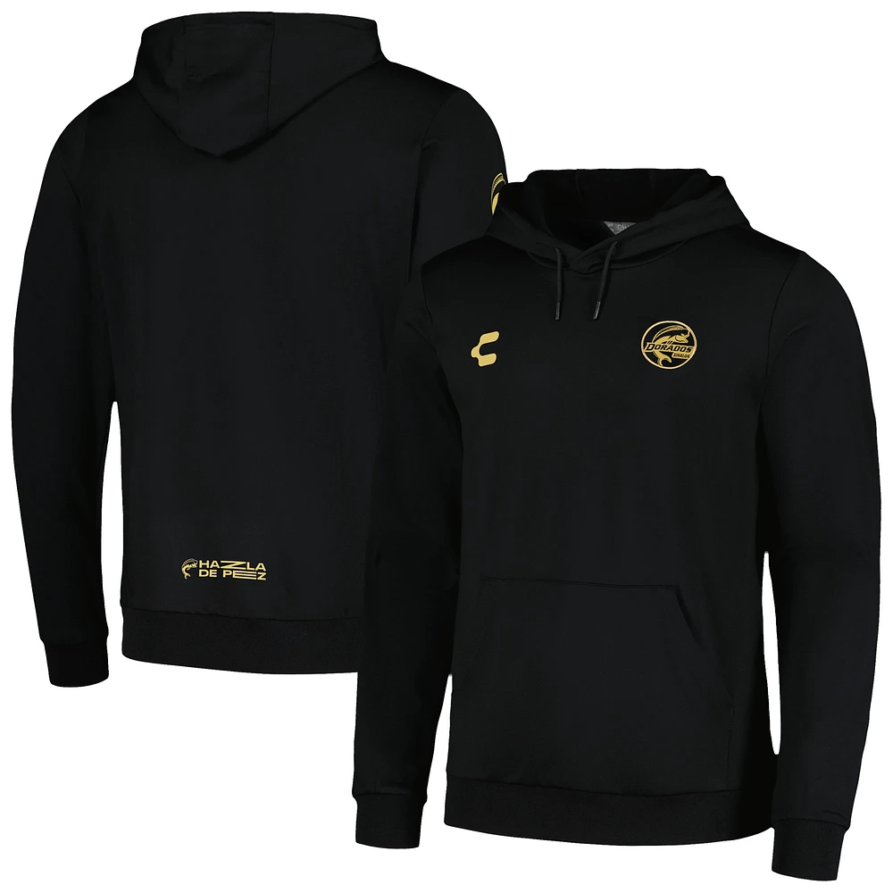 Men's Charly Black Dorados de Sinaloa Pullover Hoodie
