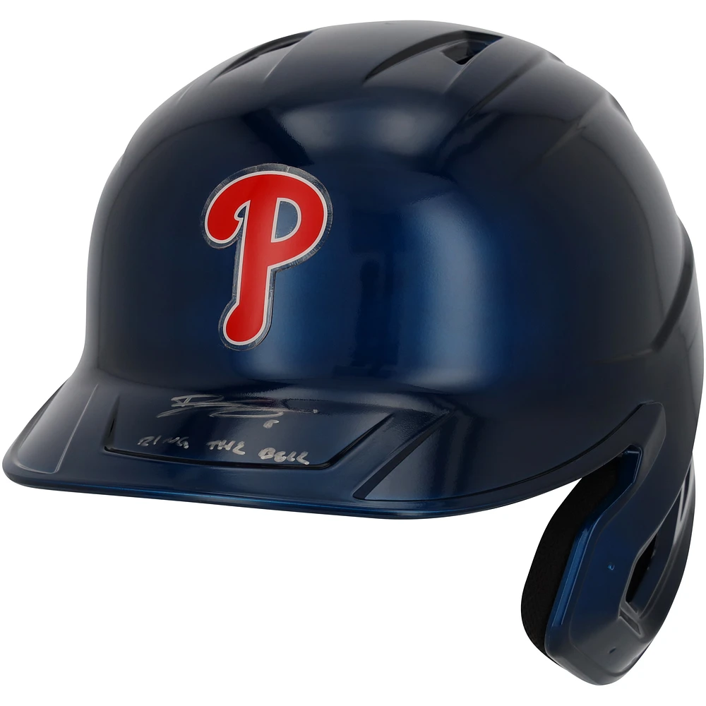 Bryson Stott Philadelphia Phillies Autographed Rawlings Replica Batting Helmet with Inscription