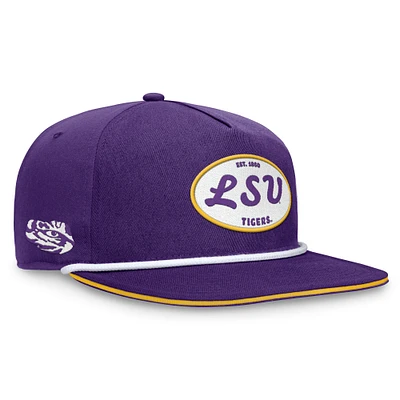 Men's Top of the World Purple LSU Tigers Iron Golfer Adjustable Hat