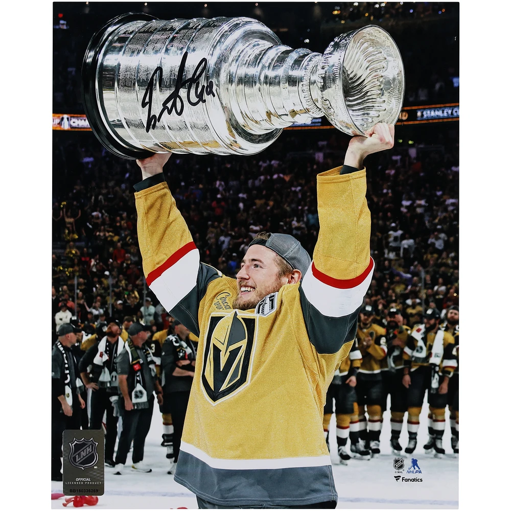 Ivan Barbashev Vegas Golden Knights Autographed 2023 Stanley Cup Champions 8" x 10" Raising Cup Photograph