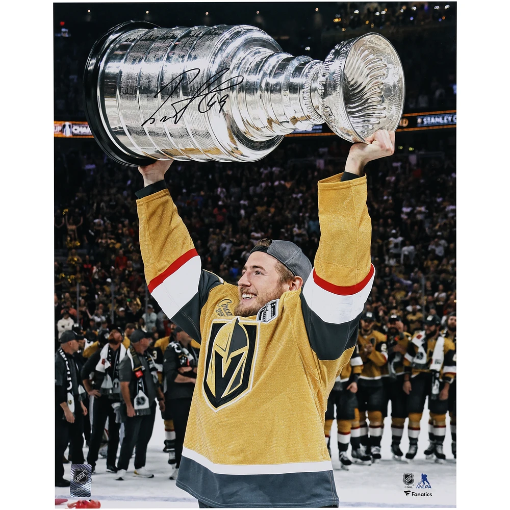 Ivan Barbashev Vegas Golden Knights Autographed 2023 Stanley Cup Champions 16" x 20" Raising Cup Photograph