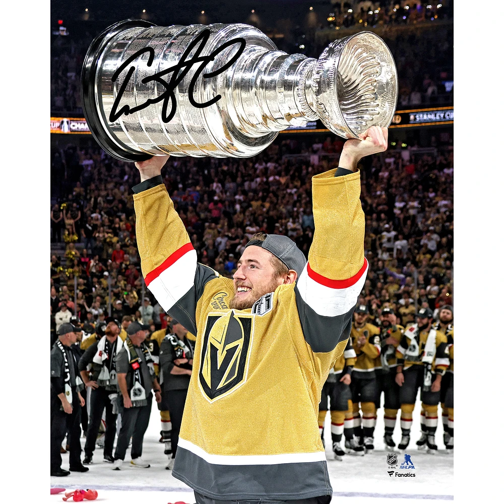 Ivan Barbashev Vegas Golden Knights Autographed 2023 Stanley Cup Champions Deluxe Framed 8" x 10" Raising Cup Photograph
